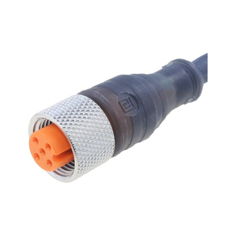 Cablu Conectare M12 PIN 5 5m Mufă 60VAC 4A | Electronic-mag.ro | Componente Electronice