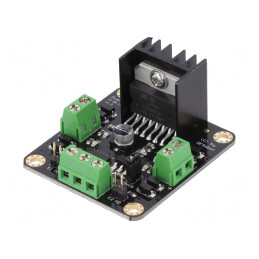 Controler motor DC | analogică,PWM | Uwej sil: 4,8÷46V | Ch: 2 | DRI0002