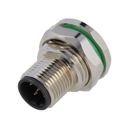 Soclu M12 PIN 5 tată Profibus THT IP67 60V 4A | Electronic-mag.ro | Componente Electronice