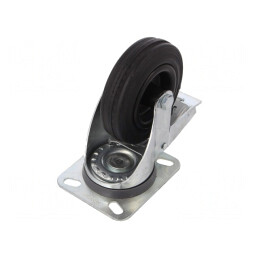 Roată de transport 100mm 76kg | Electronic-mag.ro | Componente Electronice