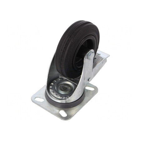 Roată de transport 100mm 76kg | Electronic-mag.ro | Componente Electronice