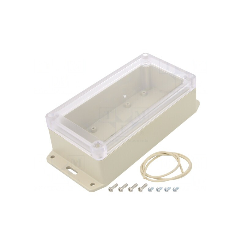 Carcasă universală cu lame de fixare 85x165x55mm | Electronic-mag.ro | Componente Electronice