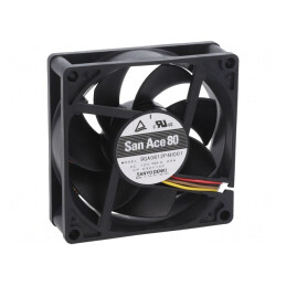 Ventilator DC Axial 12V 80x80x25mm | Electronic-mag.ro | Componente Electronice