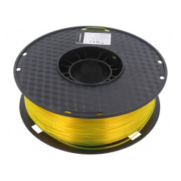 Filament: PET-G | 1,75mm | galbenă | 220÷260°C | 1kg | 3DP-PETG1.75-01-Y
