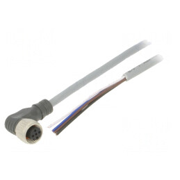 Cablu de Conectare M12 2m 250VAC 4A 4 Fire | Electronic-mag.ro | Componente Electronice