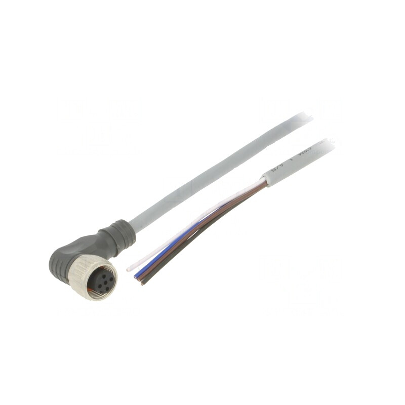Cablu de Conectare M12 2m 250VAC 4A 4 Fire | Electronic-mag.ro | Componente Electronice