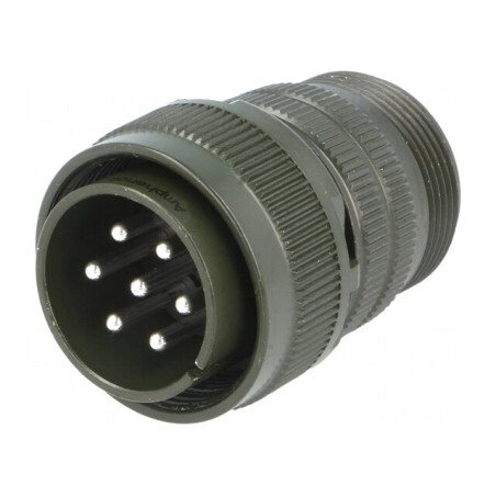 Conector circular 20mm aliaj aluminiu 15 pini | Electronic-mag.ro | Componente Electronice