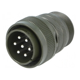 Conector circular 20mm aliaj aluminiu 15 pini | Electronic-mag.ro | Componente Electronice