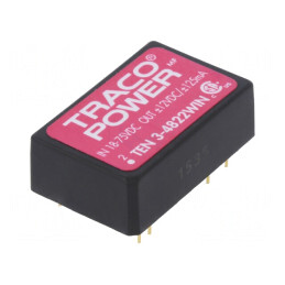 Convertor DC/DC 3W 18-75V la 12V/-12V | Electronic-mag.ro | Componente Electronice