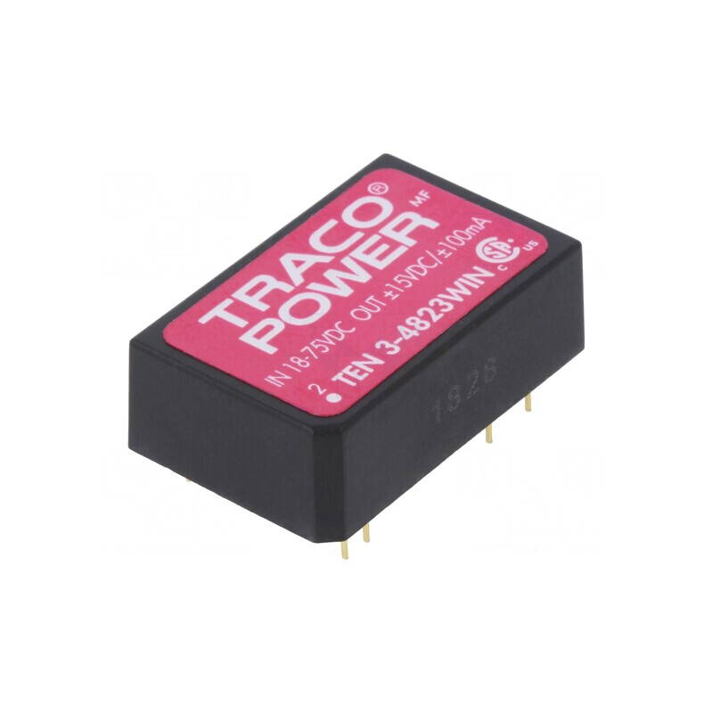 Convertor DC/DC 3W 18-75V la 15V/-15V | Electronic-mag.ro | Componente Electronice Convertor DC/DC 3W 18-75V la 15V/-15V | Electronic-mag.ro | Componente Electronice