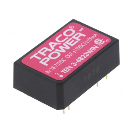 Convertor DC/DC 3W 18-75V la 15V/-15V | Electronic-mag.ro | Componente Electronice