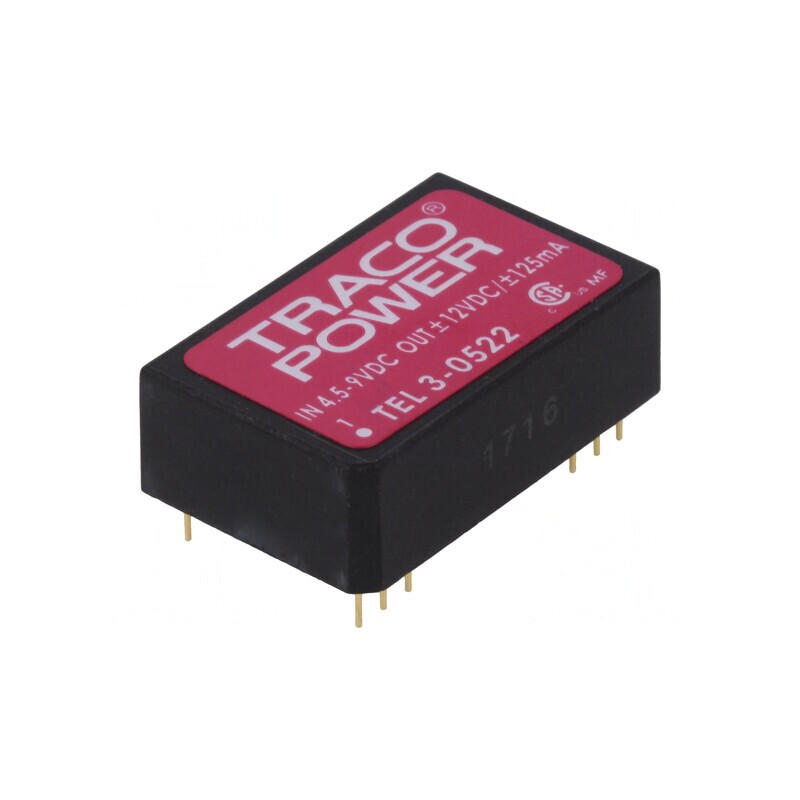 Convertor DC/DC 3W 4,5-9V la 12V/-12V | Electronic-mag.ro | Componente Electronice Convertor DC/DC 3W 4,5-9V la 12V/-12V | Electronic-mag.ro | Componente Electronice