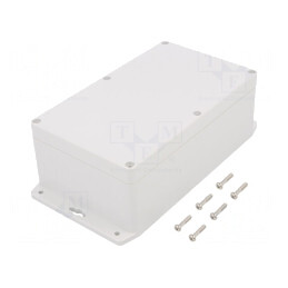 Carcasă Universală 120x200x75mm cu Lame de Fixare IP68 | Electronic-mag.ro | Componente Electronice