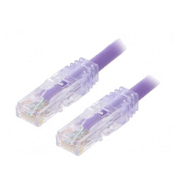 Patch Cord UTP Cat6 LSZH Violet 5m