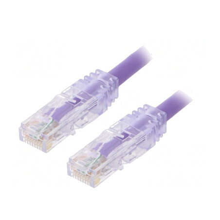 Patch Cord UTP Cat6 LSZH Violet 5m | Electronic-mag.ro | Componente Electronice