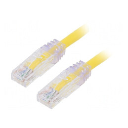 Patch Cord TX6 Plus U/UTP 6 Galben 5m | Electronic-mag.ro | Componente Electronice