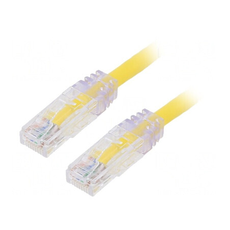 Patch Cord TX6 Plus U/UTP 6 Galben 5m | Electronic-mag.ro | Componente Electronice