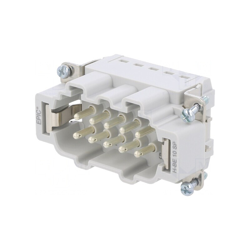 Conector HDC Inserturi Contact Tată EPIC H-BE 10 Pini 16A | Electronic-mag.ro | Componente Electronice Conector HDC Inserturi Contact Tată EPIC H-BE 10 Pini 16A | Electronic-mag.ro | Componente Electronice