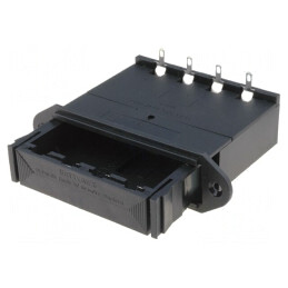 Sertar Suport Panou Negru UL94V-0 BX0027 | Electronic-mag.ro | Componente Electronice