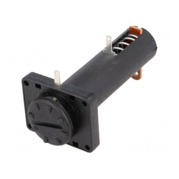 Suport Baterie AA Negru pentru Lipire UL94V-0 | Electronic-mag.ro | Componente Electronice