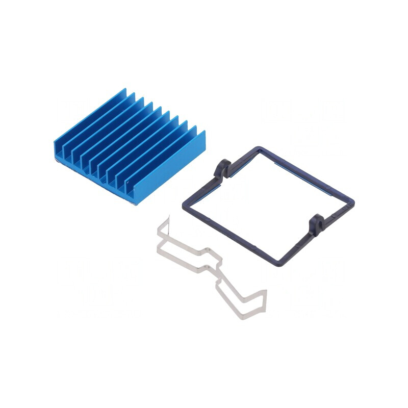 Radiator cu aripioare BGA albastru 31x31mm | Electronic-mag.ro | Componente Electronice Radiator cu aripioare BGA albastru 31x31mm | Electronic-mag.ro | Componente Electronice