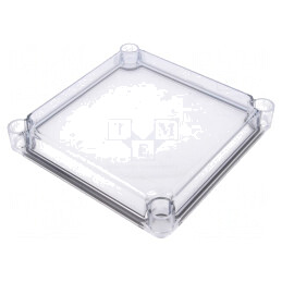 Capac policarbonat EKH 30-T 190x190x30 mm | Electronic-mag.ro | Componente Electronice