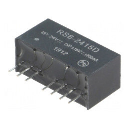 Convertor DC/DC 6W 18-36V la 15V/ -15V SIP8 | Electronic-mag.ro | Componente Electronice