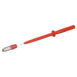 Sondă măsurare 1A roșie 4mm 128mm | Electronic-mag.ro | Componente Electronice