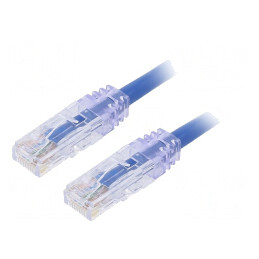 Patch Cord Cat6 U/UTP Albastru 5m LSZH | Electronic-mag.ro | Componente Electronice