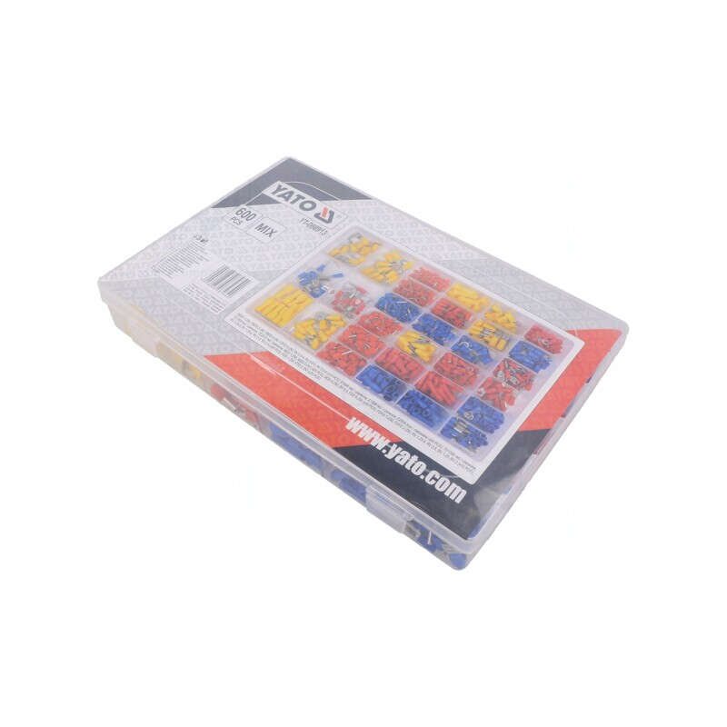 Set Conectori Crimpat Izolați 600 Buc. | Electronic-mag.ro | Componente Electronice