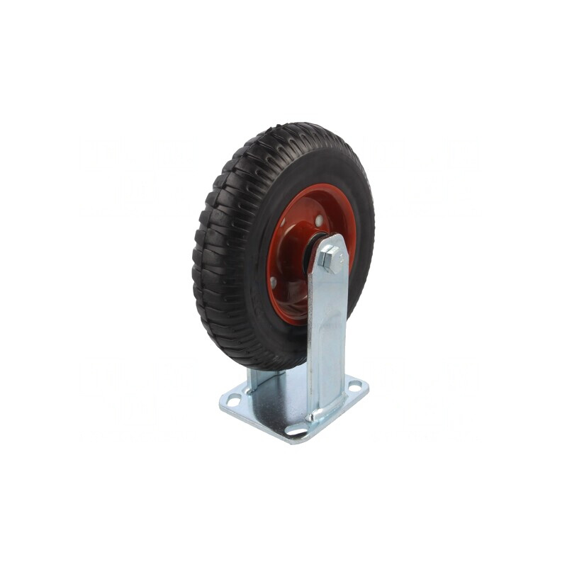 Roată de transport rigidă 200mm 235kg gumă | Electronic-mag.ro | Componente Electronice