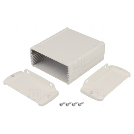 Carcasă universală TEKAM 85mm x 100mm cu lame de fixare | Electronic-mag.ro | Componente Electronice