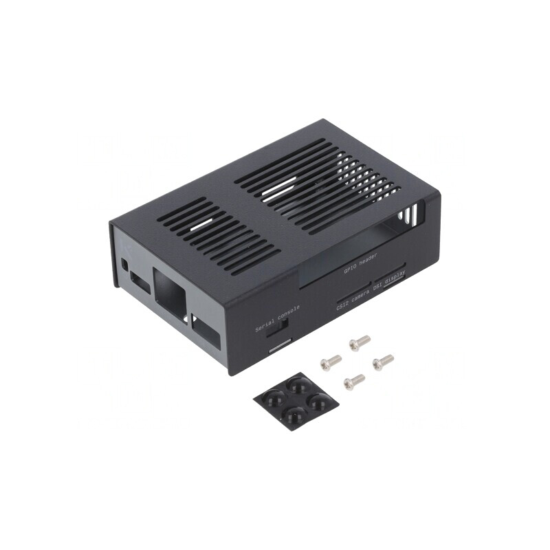 Carcasă pentru calculator neagră CORAL-DEV/CORAL-DV | Electronic-mag.ro | Componente Electronice