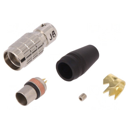 Conector circular HR25 mufă tată 8 pini aurit 1A | Electronic-mag.ro | Componente Electronice