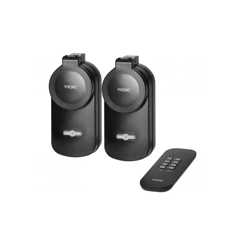 Prelungitor Electric 25m IP44 Negru 230V | Electronic-mag.ro | Componente Electronice