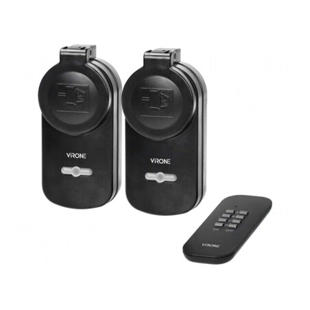 Prelungitor 25m 230V IP44 Negru | Electronic-mag.ro | Componente Electronice
