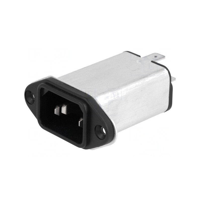 Conector AC soclu tată 6A 250VAC IEC 60320 | Electronic-mag.ro | Componente Electronice Conector AC soclu tată 6A 250VAC IEC 60320 | Electronic-mag.ro | Componente Electronice