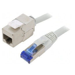 Prelungitor RJ45 S/FTP CAT6a LSZH Gri 10m | Electronic-mag.ro | Componente Electronice