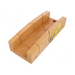 Cutie pentru tăieri oblice | L: 250mm | W: 62mm | lemn | 1-19-190