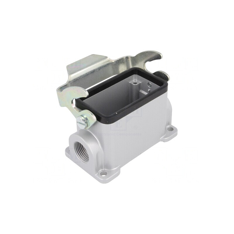 Carcasă pentru Conectori HDC C146 Dimensiune E10 cu Clichet | Electronic-mag.ro | Componente Electronice