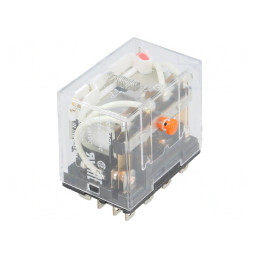 Releu electromagnetic 4PDT 220VAC 10A | Electronic-mag.ro | Componente Electronice
