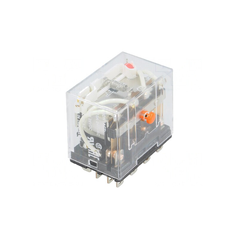 Releu electromagnetic 4PDT 220VAC 10A | Electronic-mag.ro | Componente Electronice