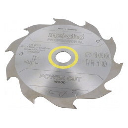 Disc ferăstrău circular 160mm 20mm 2,2mm 10 dinți | Electronic-mag.ro | Componente Electronice