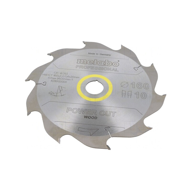 Disc ferăstrău circular 160mm 20mm 2,2mm 10 dinți | Electronic-mag.ro | Componente Electronice Disc ferăstrău circular 160mm 20mm 2,2mm 10 dinți | Electronic-mag.ro | Componente Electronice