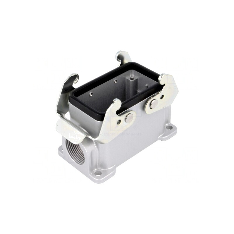 Carcasă Aluminiu pentru Conectori HDC C146 Dimensiune E10 | Electronic-mag.ro | Componente Electronice