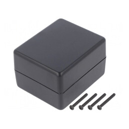 Carcasă universală SMART ABS neagră 63x76x48mm | Electronic-mag.ro | Componente Electronice