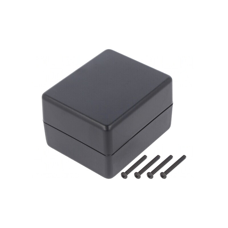 Carcasă universală SMART ABS neagră 63x76x48mm | Electronic-mag.ro | Componente Electronice