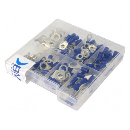 Set Terminale Tip Inel Crimpat pe Cablu Izolat/Neizolat | Electronic-mag.ro | Componente Electronice