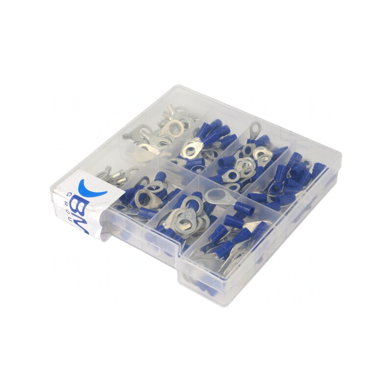 Set Terminale Tip Inel Crimpat pe Cablu Izolat/Neizolat | Electronic-mag.ro | Componente Electronice
