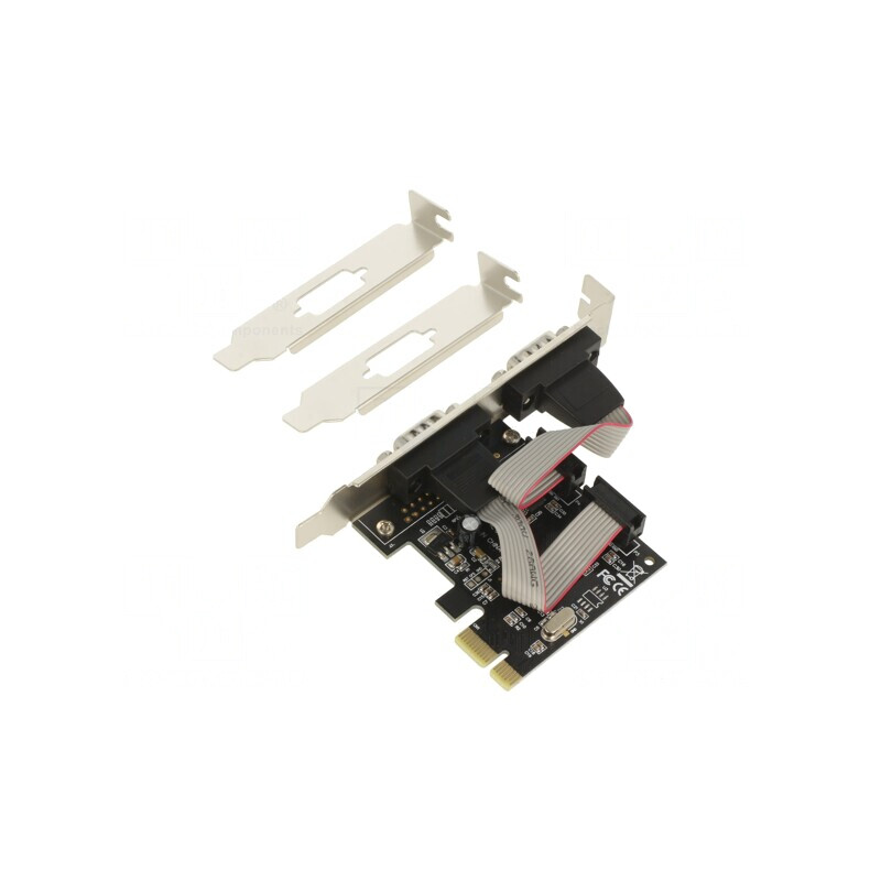 Card Extensie PCIe D-Sub 9pin x2 2Mbps SPC-22 | Electronic-mag.ro | Componente Electronice